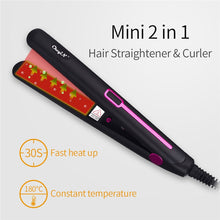 Load image into Gallery viewer, 2 in 1 Hair Straightener & Curler