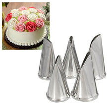 Load image into Gallery viewer, ROSE PETAL ICING PIPING NOZZLES SET