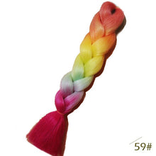 Load image into Gallery viewer, Spring sunshine 24 inch Jumbo Braids Long