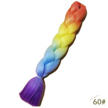 Load image into Gallery viewer, Spring sunshine 24 inch Jumbo Braids Long