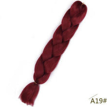 Load image into Gallery viewer, Spring sunshine 24 inch Jumbo Braids Long