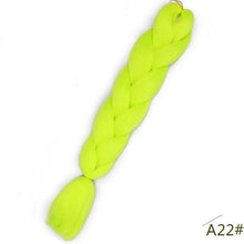 Load image into Gallery viewer, Spring sunshine 24 inch Jumbo Braids Long