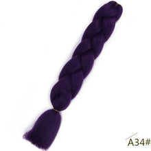 Load image into Gallery viewer, Spring sunshine 24 inch Jumbo Braids Long