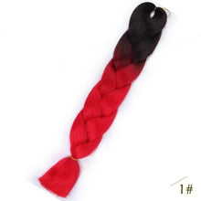 Load image into Gallery viewer, Spring sunshine 24 inch Jumbo Braids Long