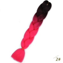 Load image into Gallery viewer, Spring sunshine 24 inch Jumbo Braids Long