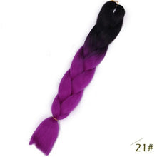 Load image into Gallery viewer, Spring sunshine 24 inch Jumbo Braids Long