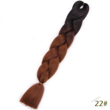 Load image into Gallery viewer, Spring sunshine 24 inch Jumbo Braids Long