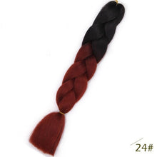 Load image into Gallery viewer, Spring sunshine 24 inch Jumbo Braids Long