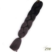 Load image into Gallery viewer, Spring sunshine 24 inch Jumbo Braids Long