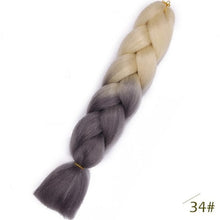 Load image into Gallery viewer, Spring sunshine 24 inch Jumbo Braids Long