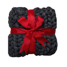 Load image into Gallery viewer, Handmade Chunky Knit Blanket

