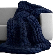 Load image into Gallery viewer, Handmade Chunky Knit Blanket
