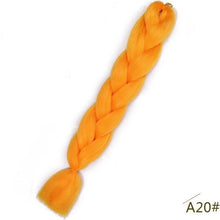 Load image into Gallery viewer, Spring sunshine 24 inch Jumbo Braids Long
