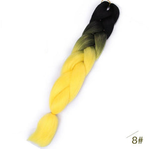 Spring sunshine 24 inch Jumbo Braids Long