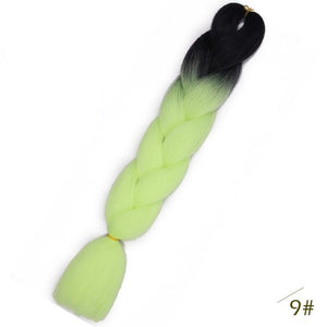 Spring sunshine 24 inch Jumbo Braids Long